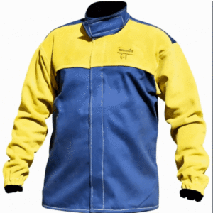 Blusão de Raspa e Brim Antichamas com Ziper Tratorado- Teknoluvas