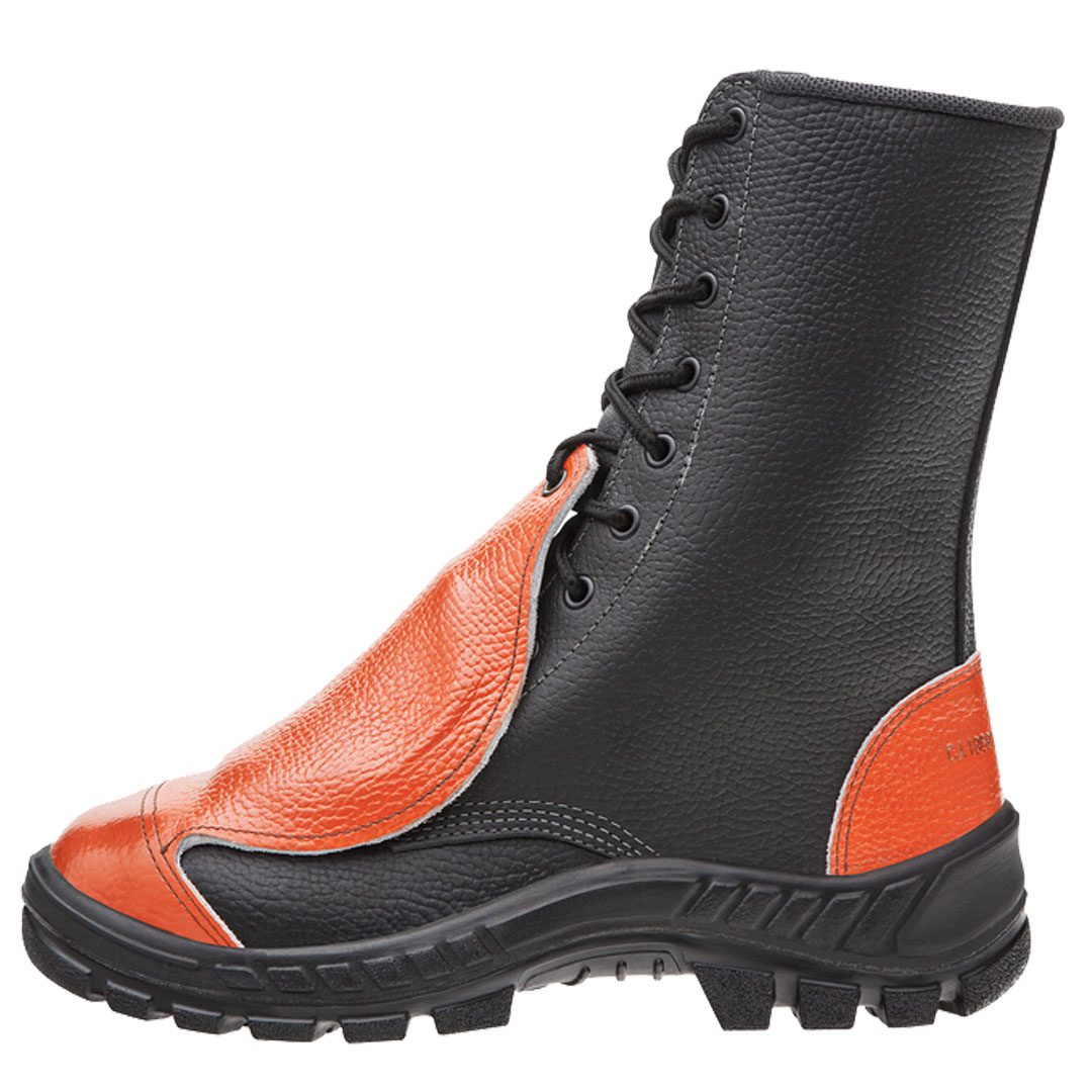 Coturno de Segurança Motosserrista em Couro com Bico de Aço e Metatarso 60C32 - Marluvas - Imagem 2