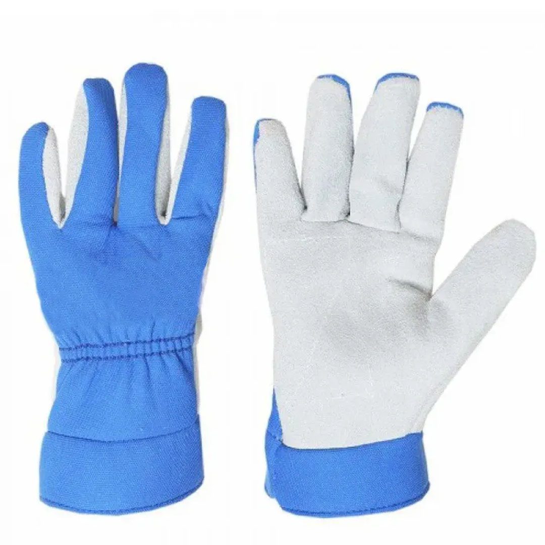 Luva de Raspa com Dorso em Nylon Constru-tek P.5 - Teknoluvas