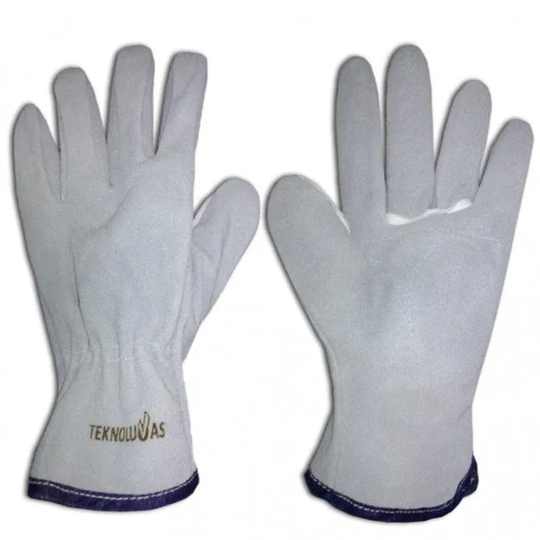 Luva de Raspa Petroleira com Reforço Palmar Petroraspa - Teknoluvas