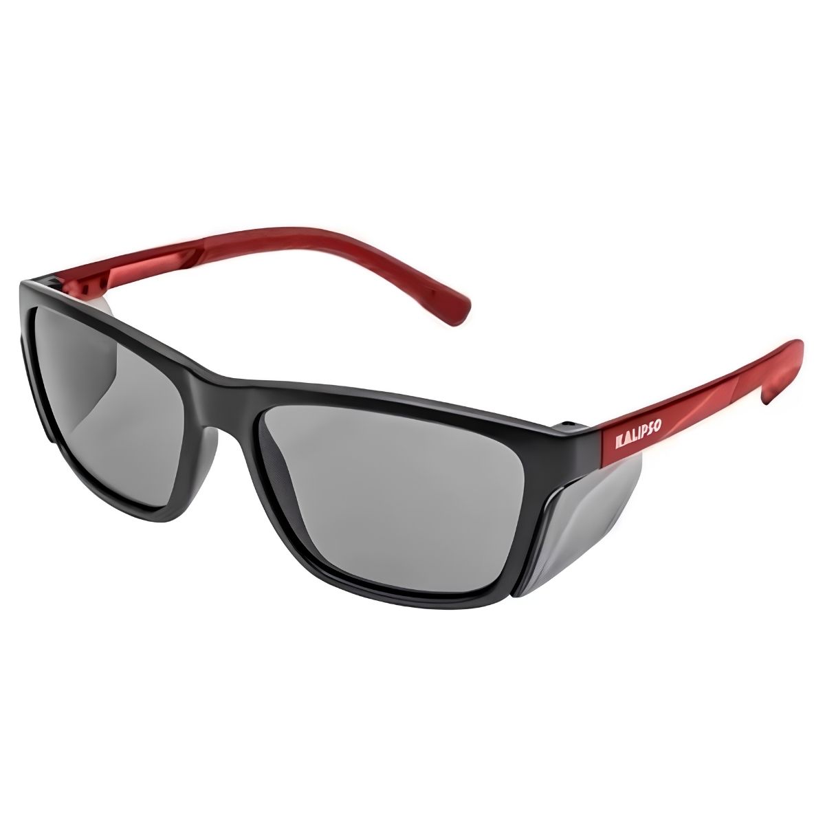 Oculos de Proteção Modelo Cancun Para lentes graduadas Com Hastes vermelhas emborrachadas - KALIPSO