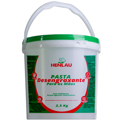 Pasta Desengraxante Para as Mãos com Esfoliante 2,5 kg - Henlau