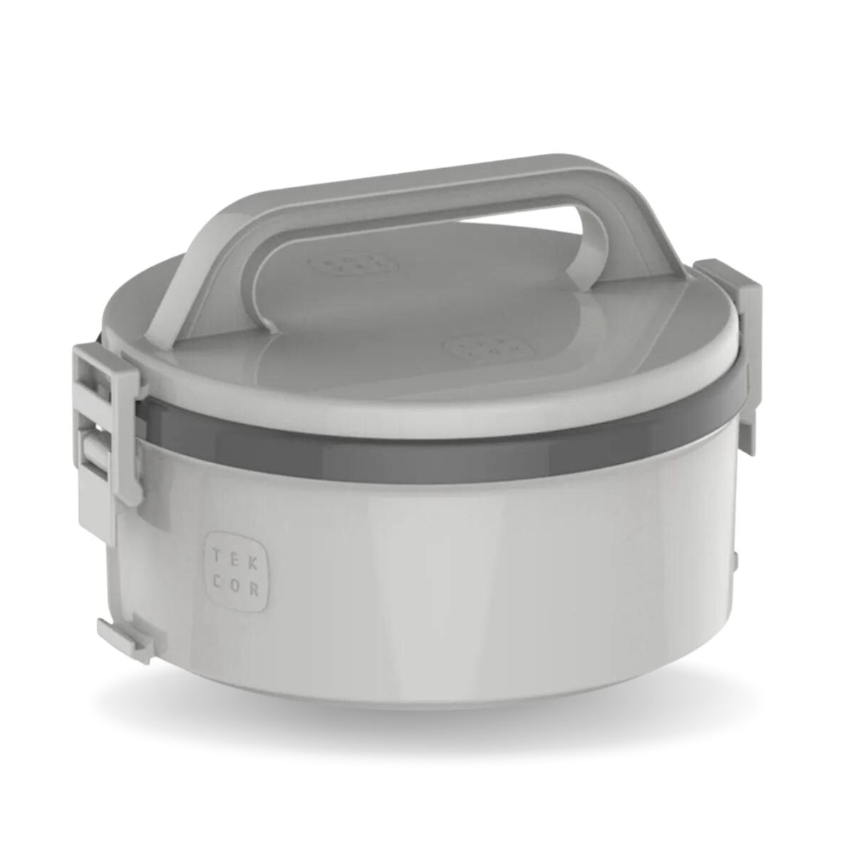 Prato Marmita Térmica Tekcor 1,5 L 1S Cinza C/Alça Dobravel - Soprano