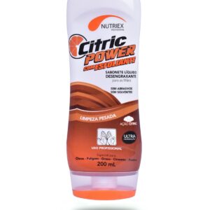 Sabonete Líquido Desengraxante com Esfoliante Citric Power Nutriex - 200 ml