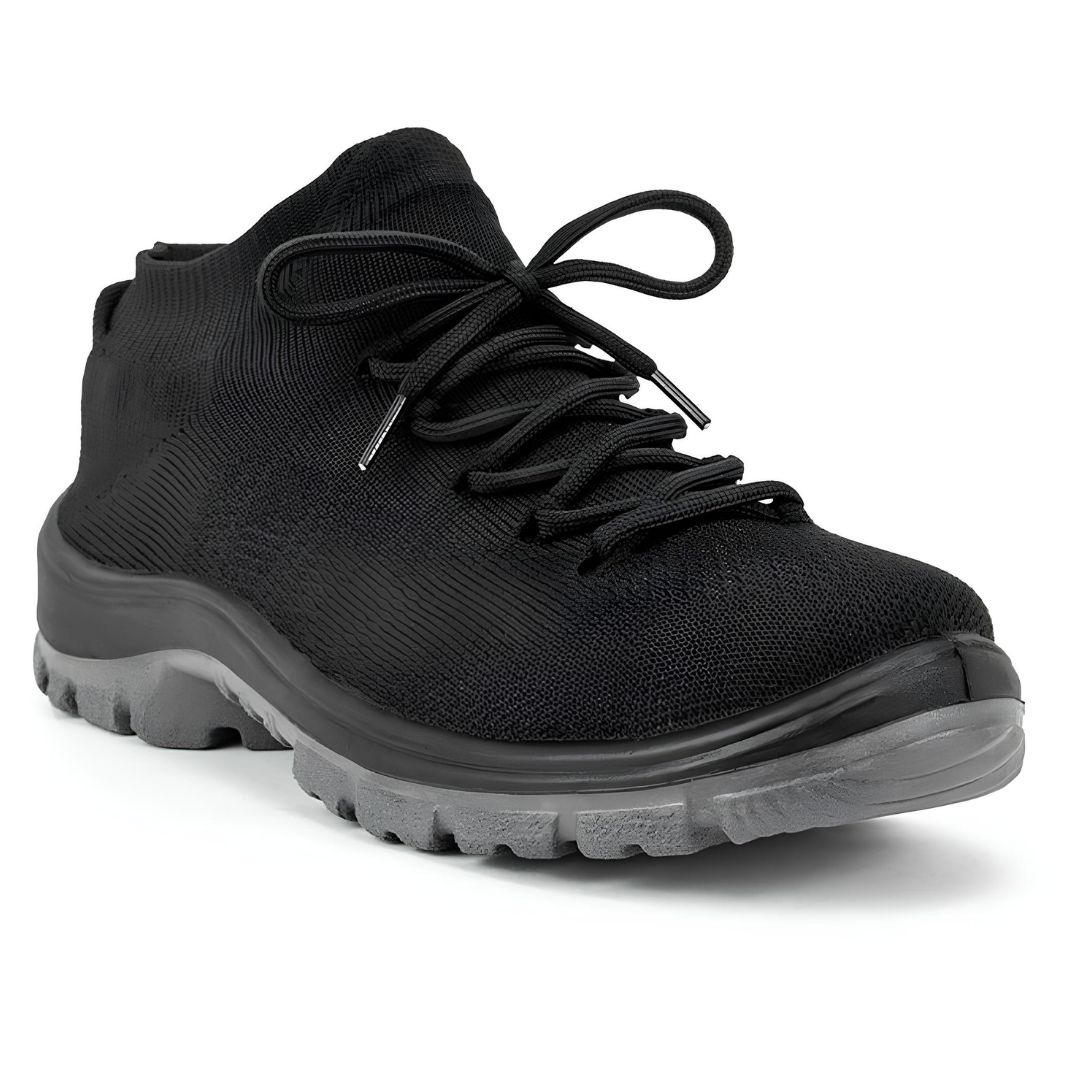 Tênis de Segurança de Poliamida Bidensidade com Cadarço Preto CP300P - Crival