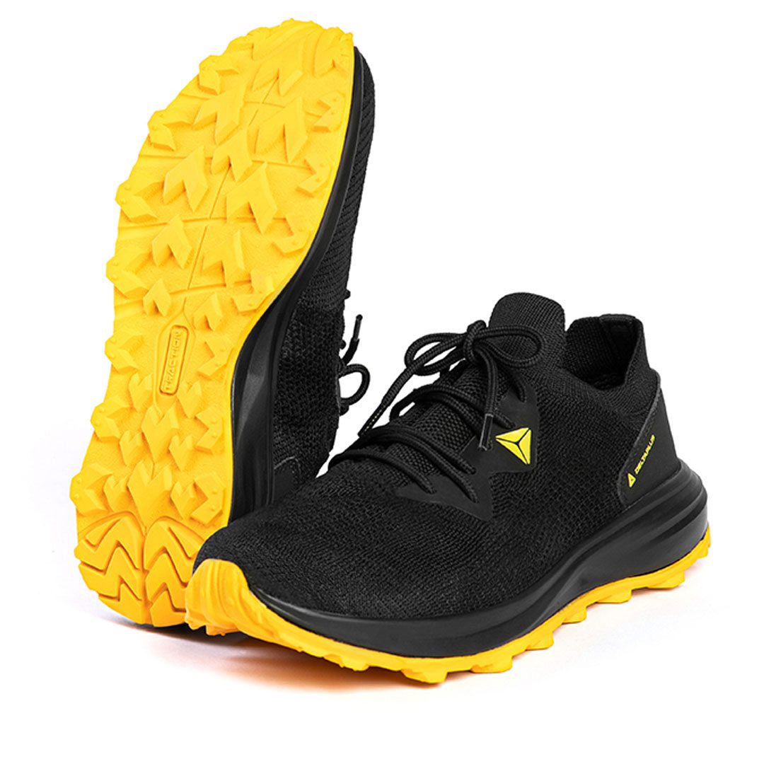 Tênis de Segurança em Microfibra de Amarrar Brotas sem Biqueira - Delta Plus