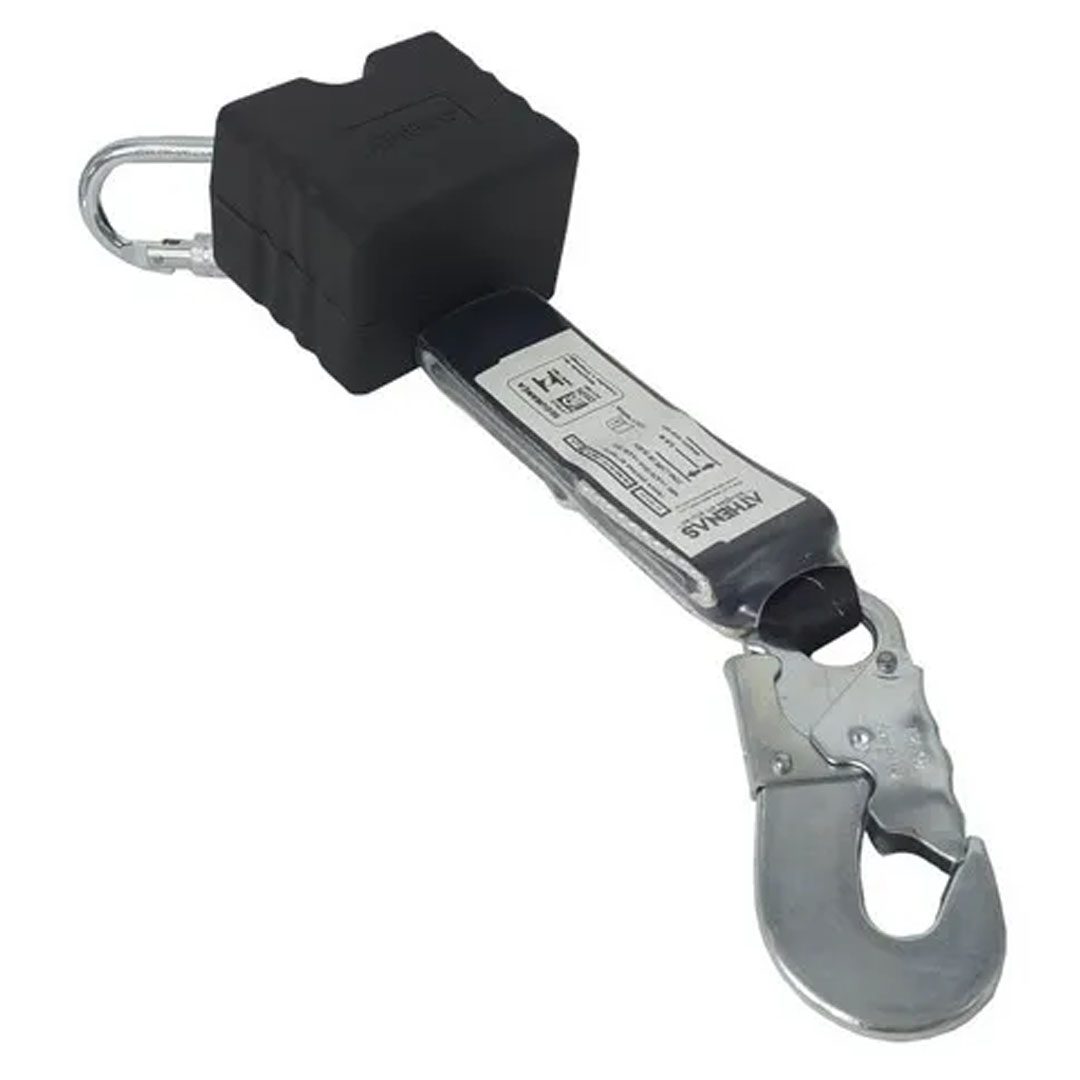 Trava Quedas Retratil Fita 2,5m Com Abs Ref. At 7071 Rt Abs 2.5m Na - Athenas - Imagem 2
