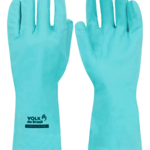 Luva De Látex Nitrílico Verde S/Forro