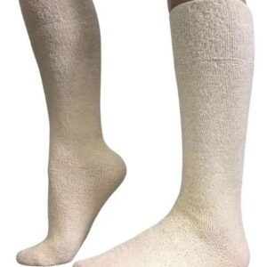 Meião Térmico De Algodão Crú Bege - Maicol