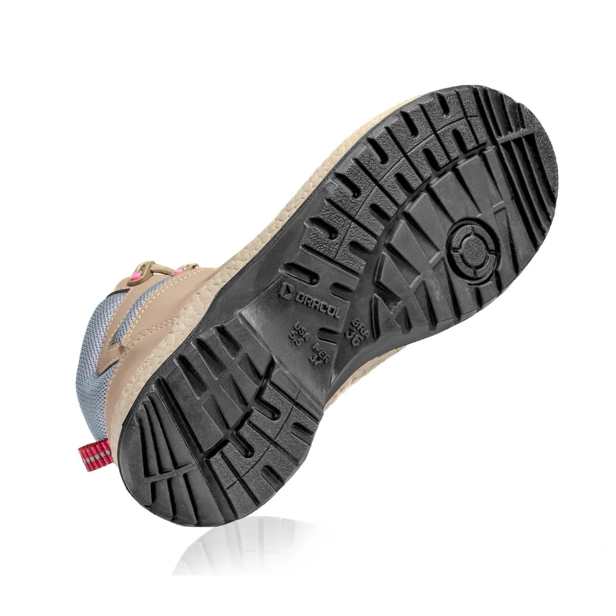 Bota de Amarrar Esmeralda Tipo Tênis Coturno Feminino com Biqueira de PVC Linha Ella Bracol - Imagem 4