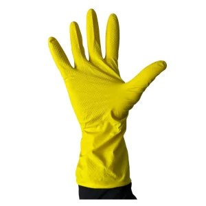 Luva de Látex Multiuso Amarela - Medix - CA 46977